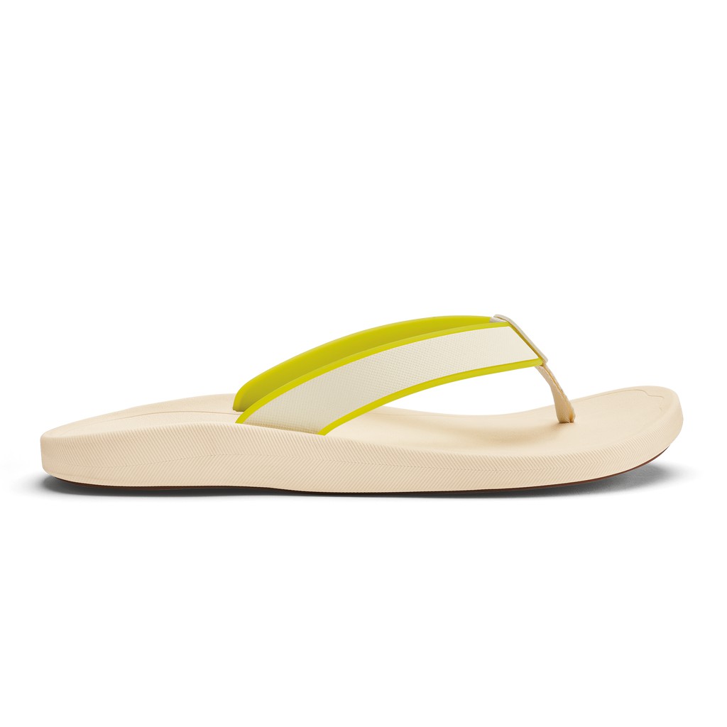 Olukai Zehentrenner Herren - Koko O Durable Wasserdichte Weiß - 73641REWO